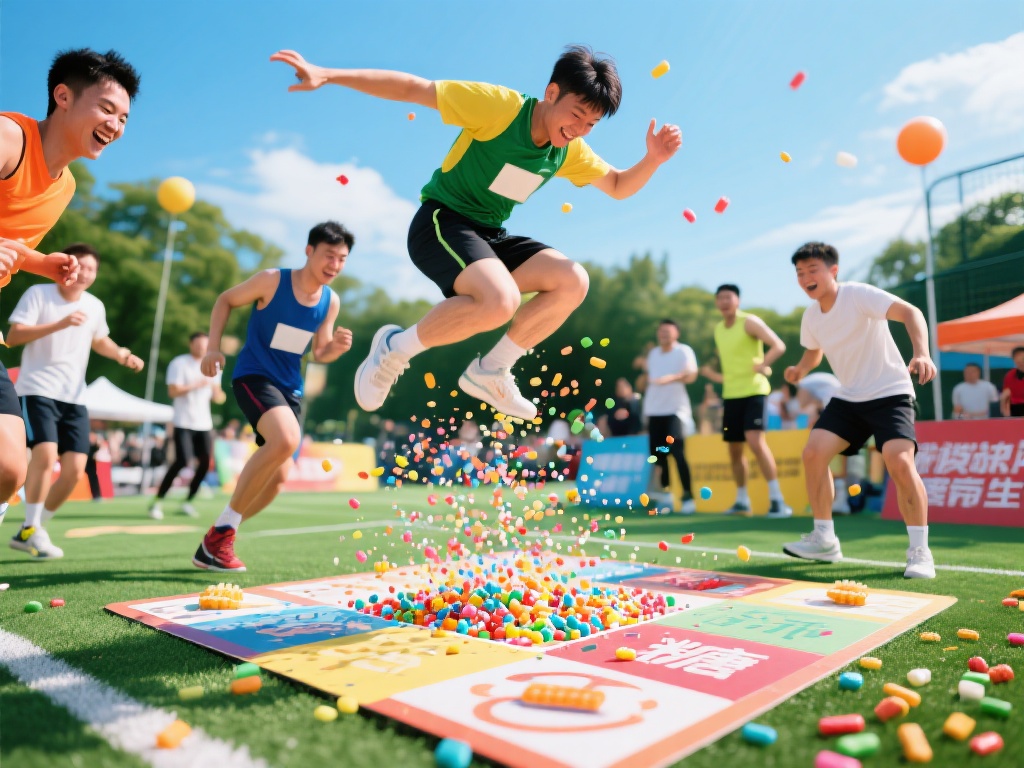 爱体育的跳跳糖游戏 (爱体育的跳跳糖游戏：活力四射的运动冒险挑战）