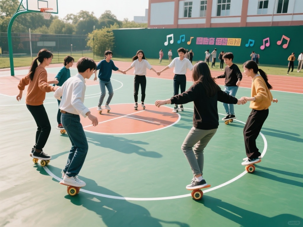 体育游戏室外爱的转圈圈 (体育游戏室外爱的转圈圈，欢乐互动增进友谊的力量）